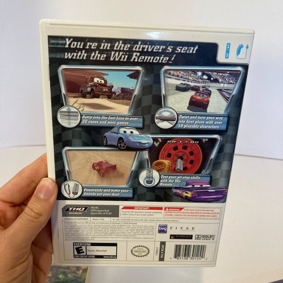 Nintendo Wii Video Game Bundle 3 Tested Super Mario Galaxy Cars Indiana Jones - Picture 11 of 13